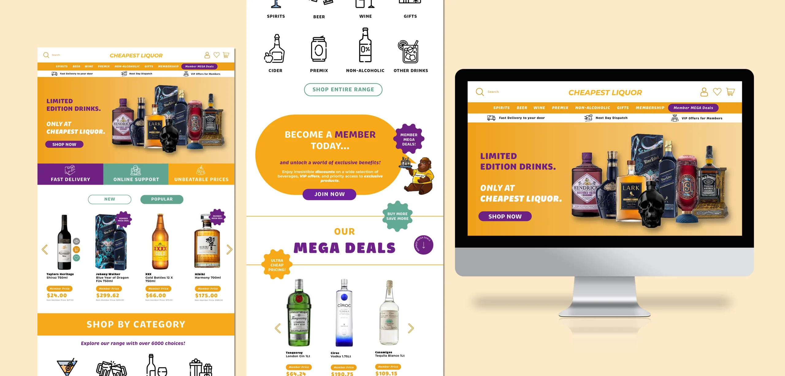 HOME PAGE EXPERIMENTATION